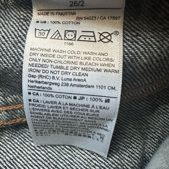 Banana Republic Factory Curvy Straight High Rise size 26/2 - Picture 7 of 12